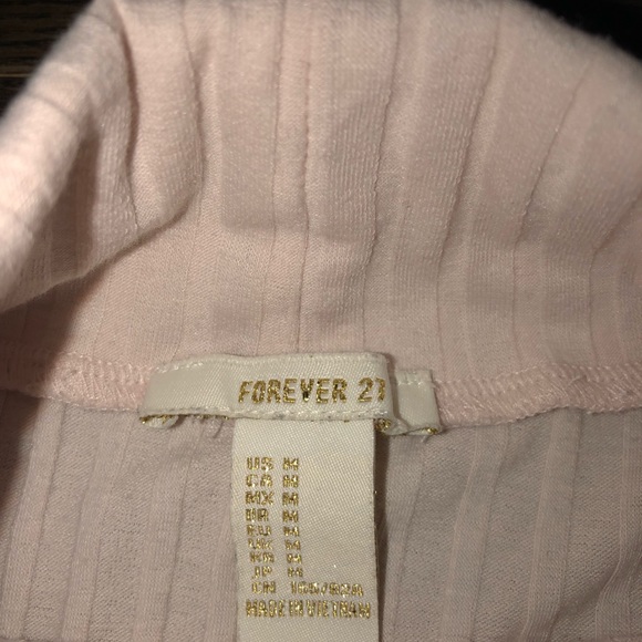Forever 21 Light Pink Tight Turtleneck - Picture 2 of 2